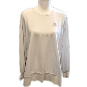5/$55 Adidas women's Split Crew - NWOT - white - Small